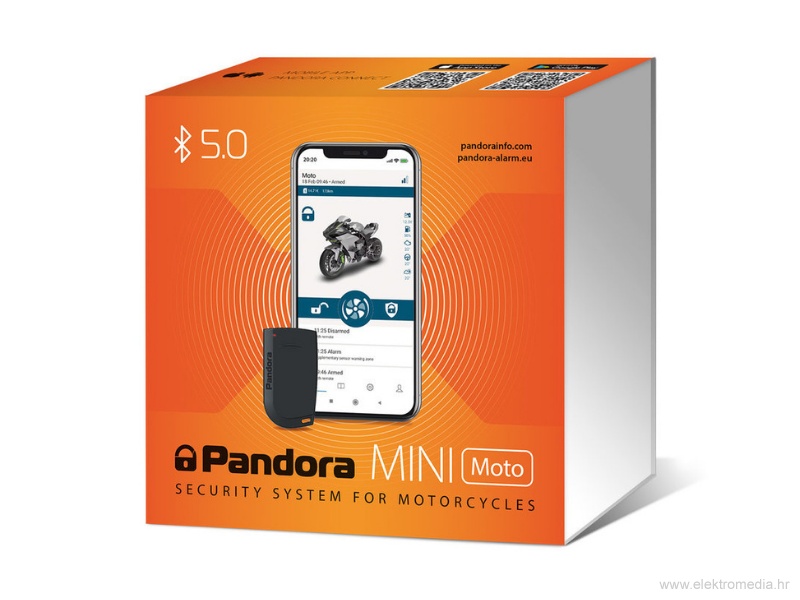 auto moto alarm pandora mini