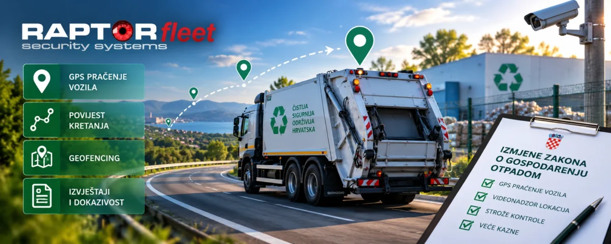 GPS praćenje vozila postaje obvezno: što donose izmjene Zakona o gospodarenju otpadom? 4 Raptor Fleet GPS praćenje vozila postaje obvezno: što donose izmjene Zakona o gospodarenju otpadom